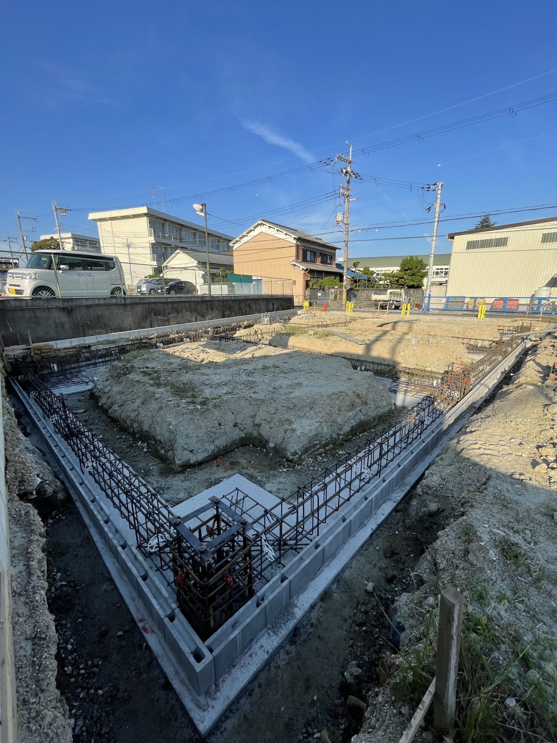 奈良県香芝市店舗基礎工事