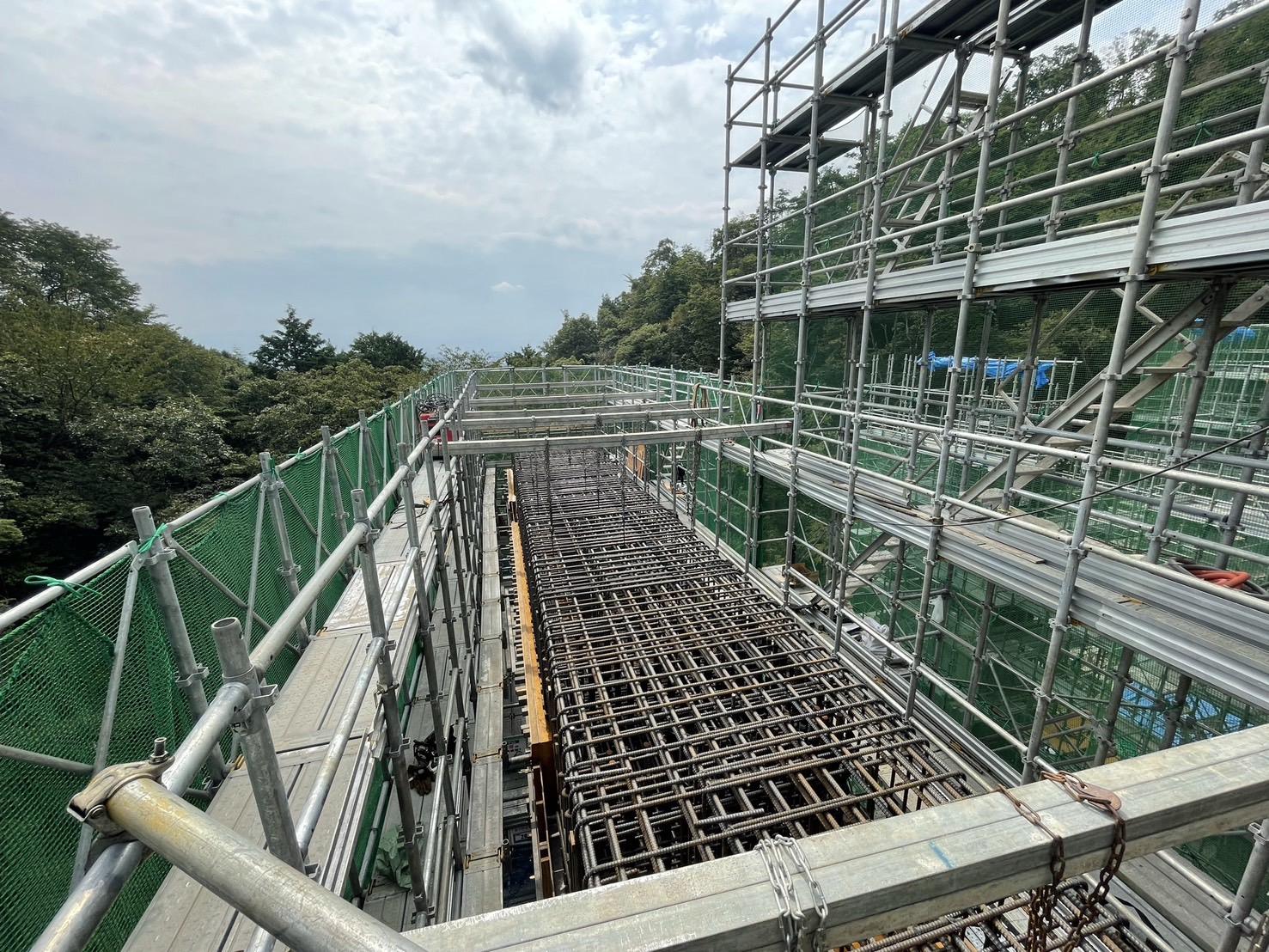 奈良県香芝市橋梁工事